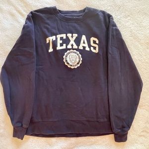 Texas/ University of Texas Navy Blue Sweatshirt in Size Large
